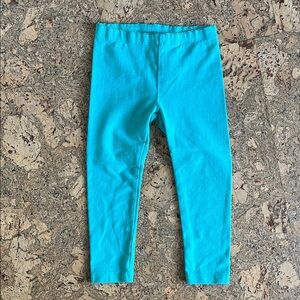 Tea Collection Bright Turquoise Girls' Leggings